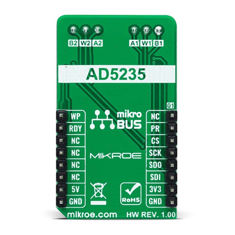 Mikroelektronika d.o.o. MIKROE-4727 DIGI POT 9 Click Board - The Debug Store UK