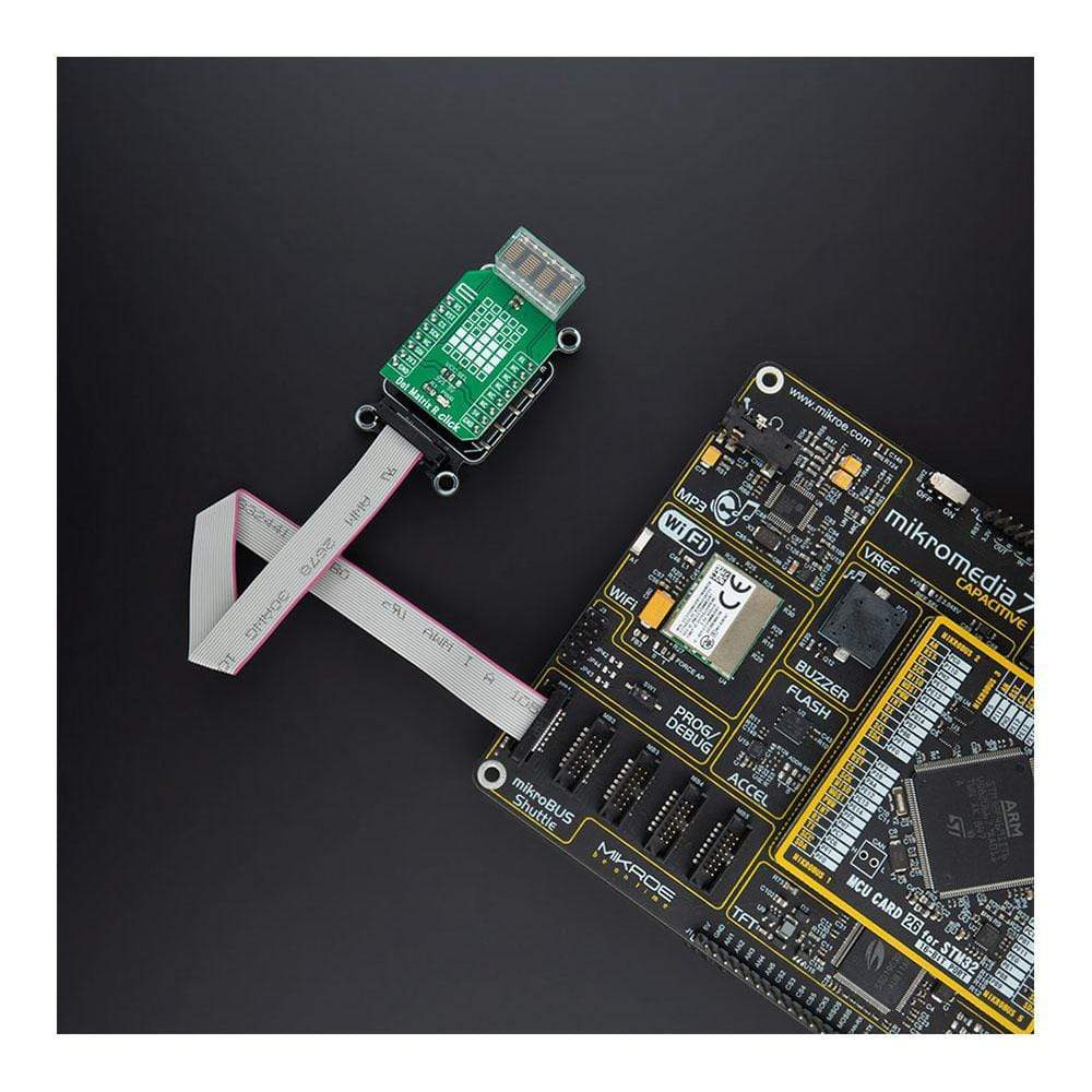 Mikroelektronika d.o.o. MIKROE-4169 DotMatrix R Click Board - The Debug Store UK