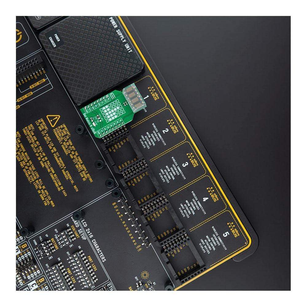 Mikroelektronika d.o.o. MIKROE-4169 DotMatrix R Click Board - The Debug Store UK