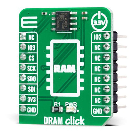 Mikroelektronika d.o.o. MIKROE-5337 DRAM Click Board™ - The Debug Store UK