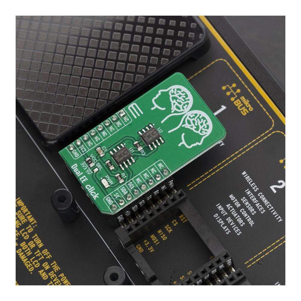 Mikroelektronika d.o.o. MIKROE-3762 Dual EE Click Board - The Debug Store UK