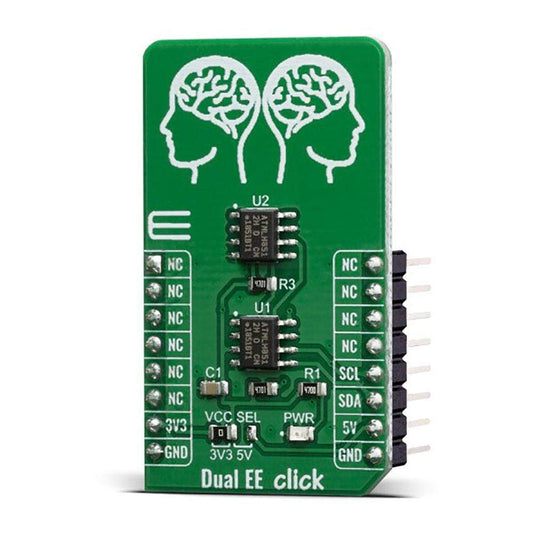 Mikroelektronika d.o.o. MIKROE-3762 Dual EE Click Board - The Debug Store UK
