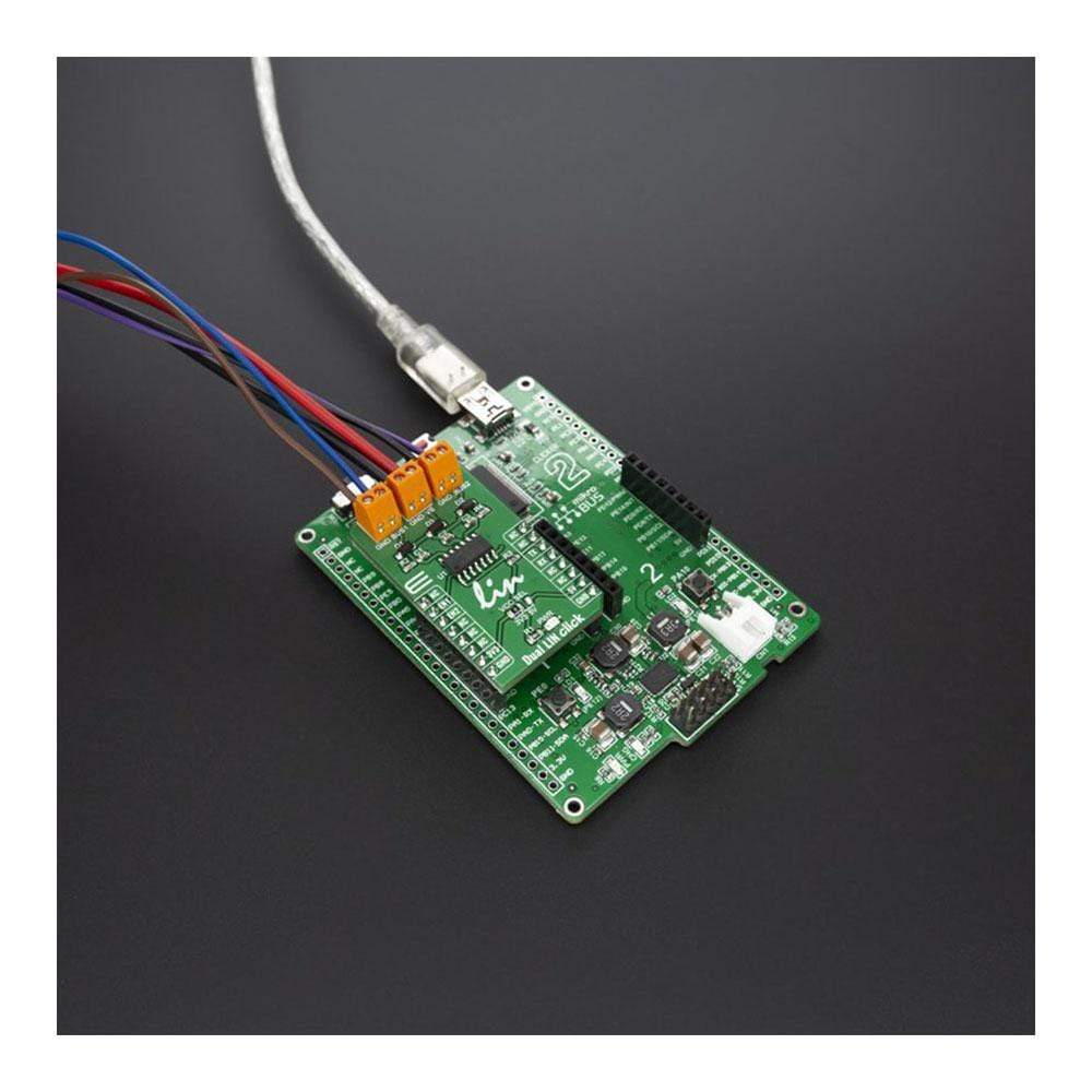 Mikroelektronika d.o.o. MIKROE-3870 Dual LIN Click Board - The Debug Store UK
