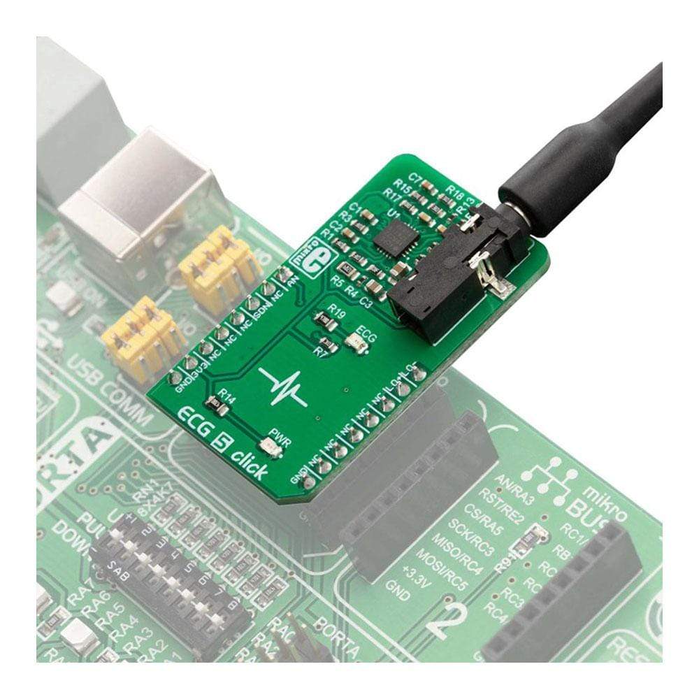 Mikroelektronika d.o.o. MIKROE-3446 ECG 5 Click Board - The Debug Store UK