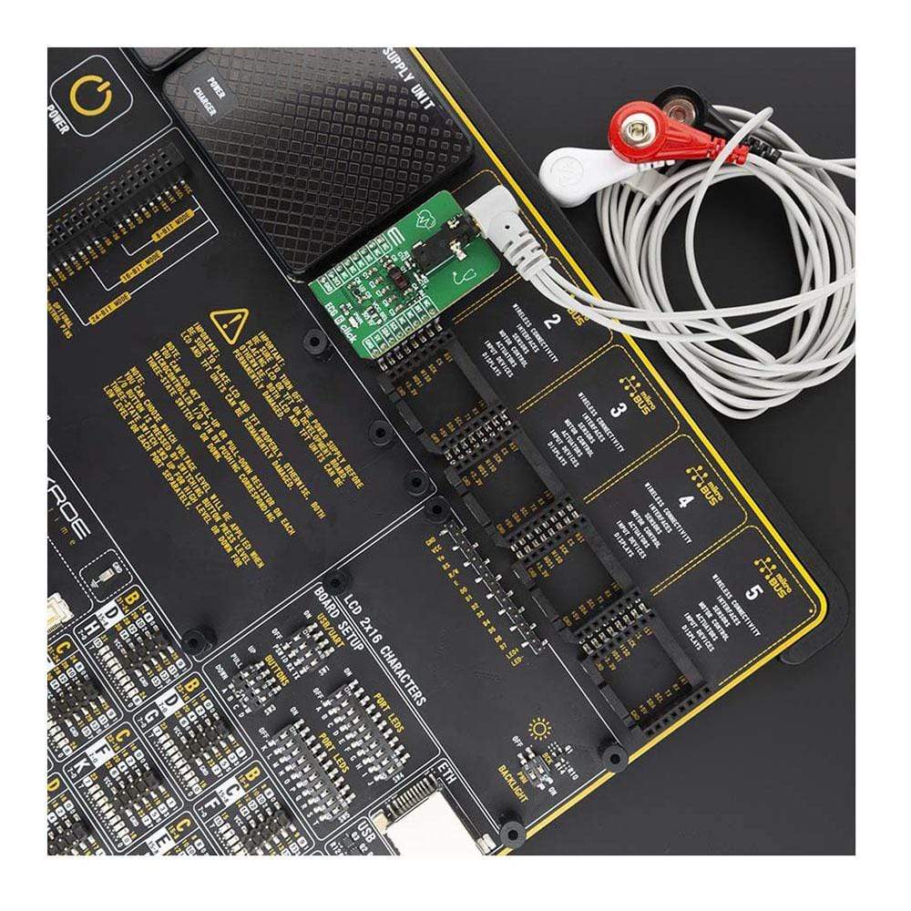 Mikroelektronika d.o.o. MIKROE-4061 ECG 6 Click Board - The Debug Store UK