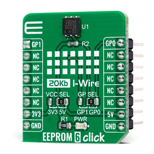 Mikroelektronika d.o.o. MIKROE-4296 EEPROM 6 Click Board - The Debug Store UK