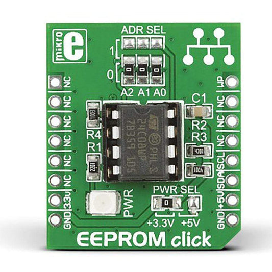 Mikroelektronika d.o.o. MIKROE-1200 EEPROM Click Board - The Debug Store UK