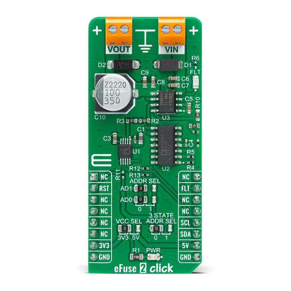 Mikroelektronika d.o.o. MIKROE-4335 eFuse 2 Click Board - The Debug Store UK