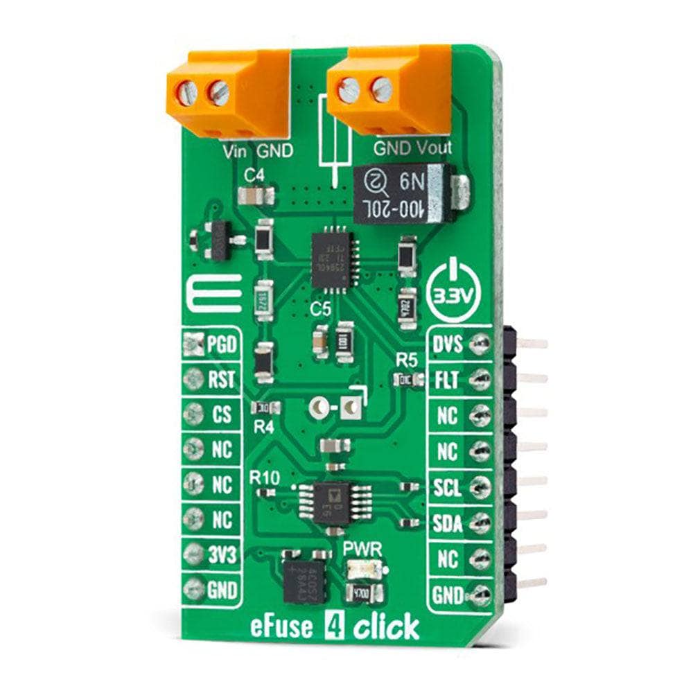 Mikroelektronika d.o.o. MIKROE-5501 eFuse 4 Click Board - The Debug Store UK