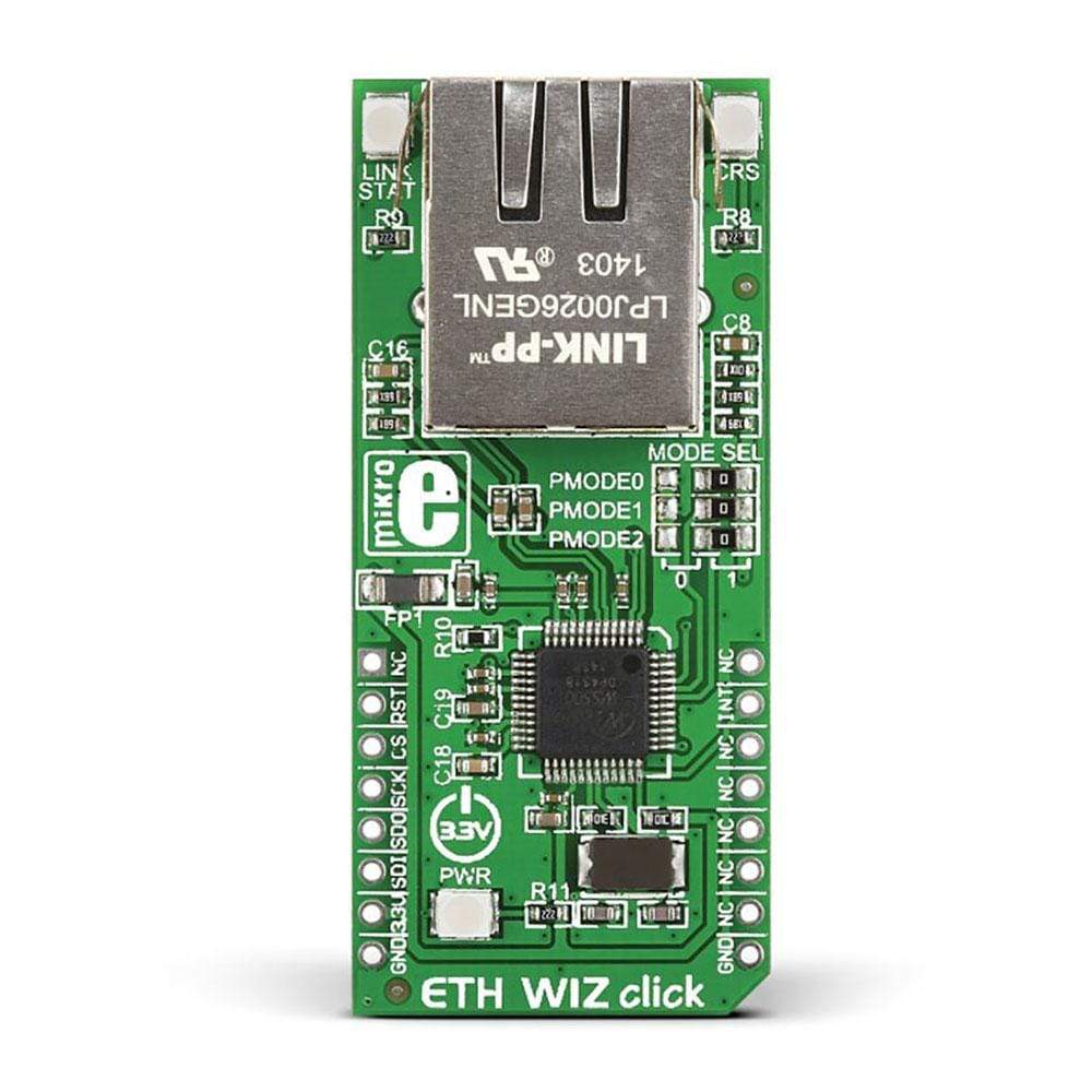 Mikroelektronika d.o.o. MIKROE-1718 ETH WIZ Click Board - The Debug Store UK