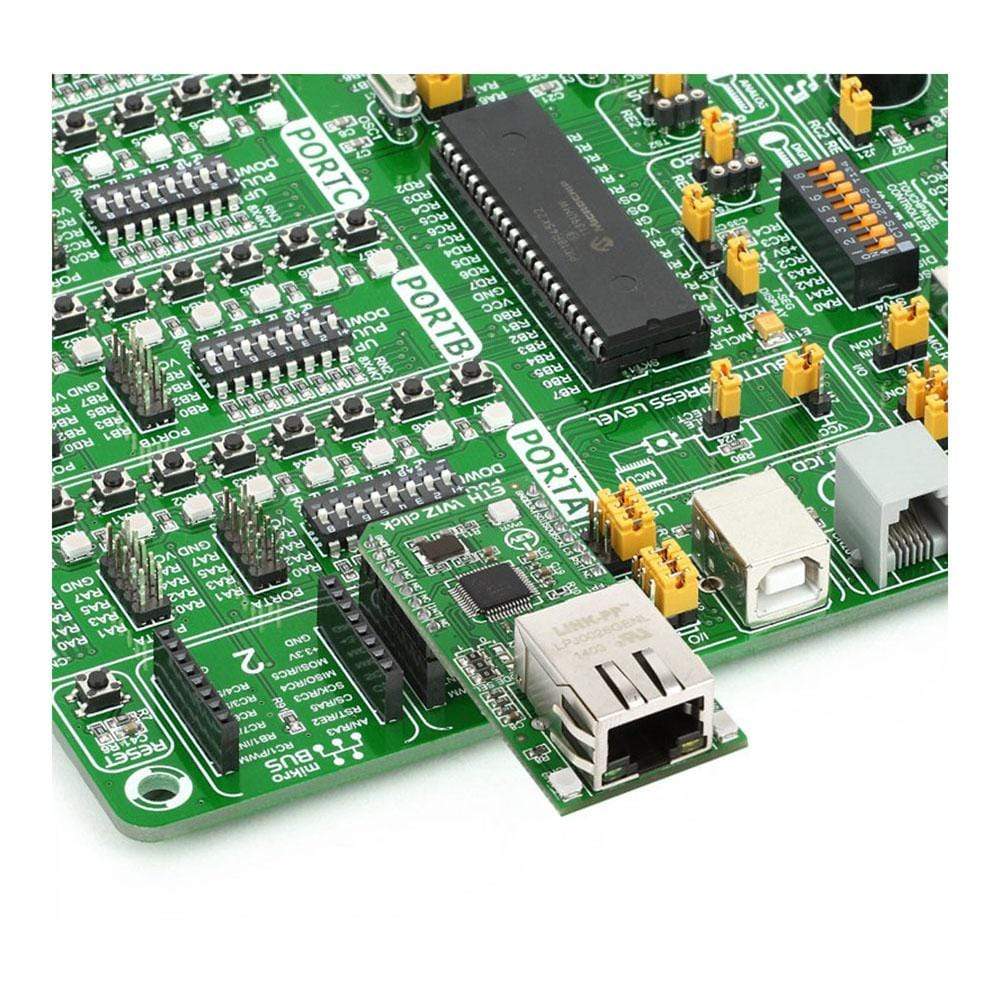 Mikroelektronika d.o.o. MIKROE-1718 ETH WIZ Click Board - The Debug Store UK