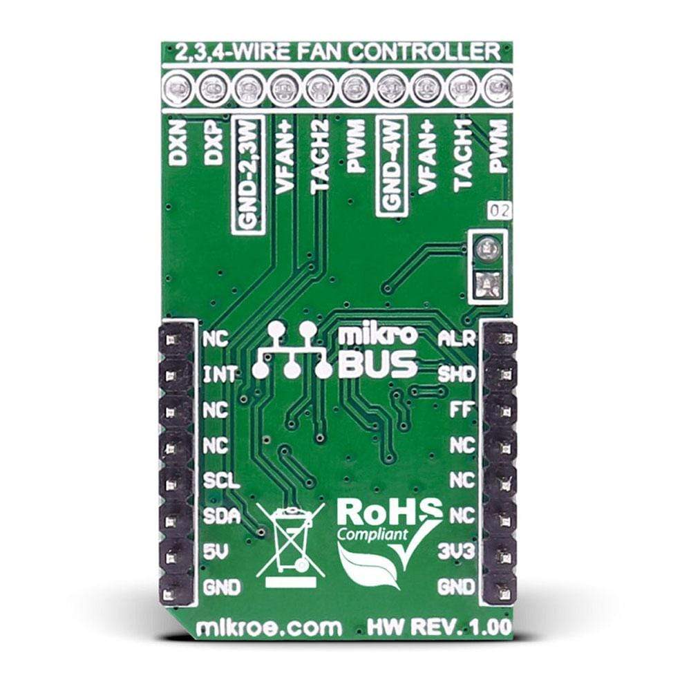 Mikroelektronika d.o.o. MIKROE-2708 Fan 2 Click Board - The Debug Store UK