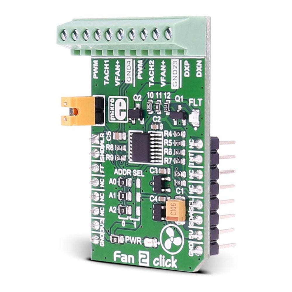 Mikroelektronika d.o.o. MIKROE-2708 Fan 2 Click Board - The Debug Store UK