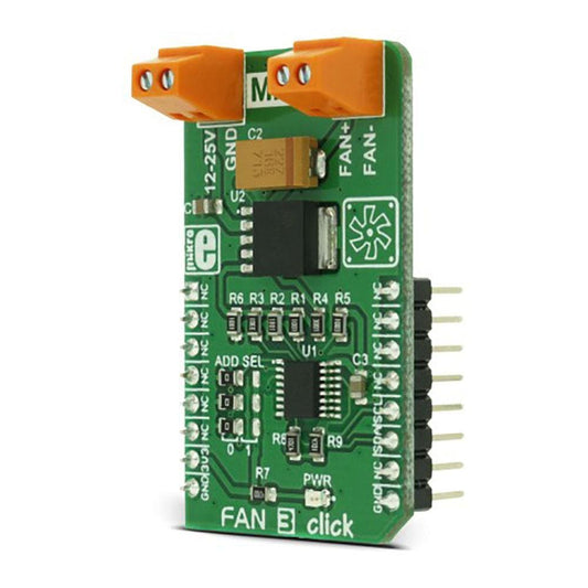Mikroelektronika d.o.o. MIKROE-2841 Fan 3 Click Board - The Debug Store UK