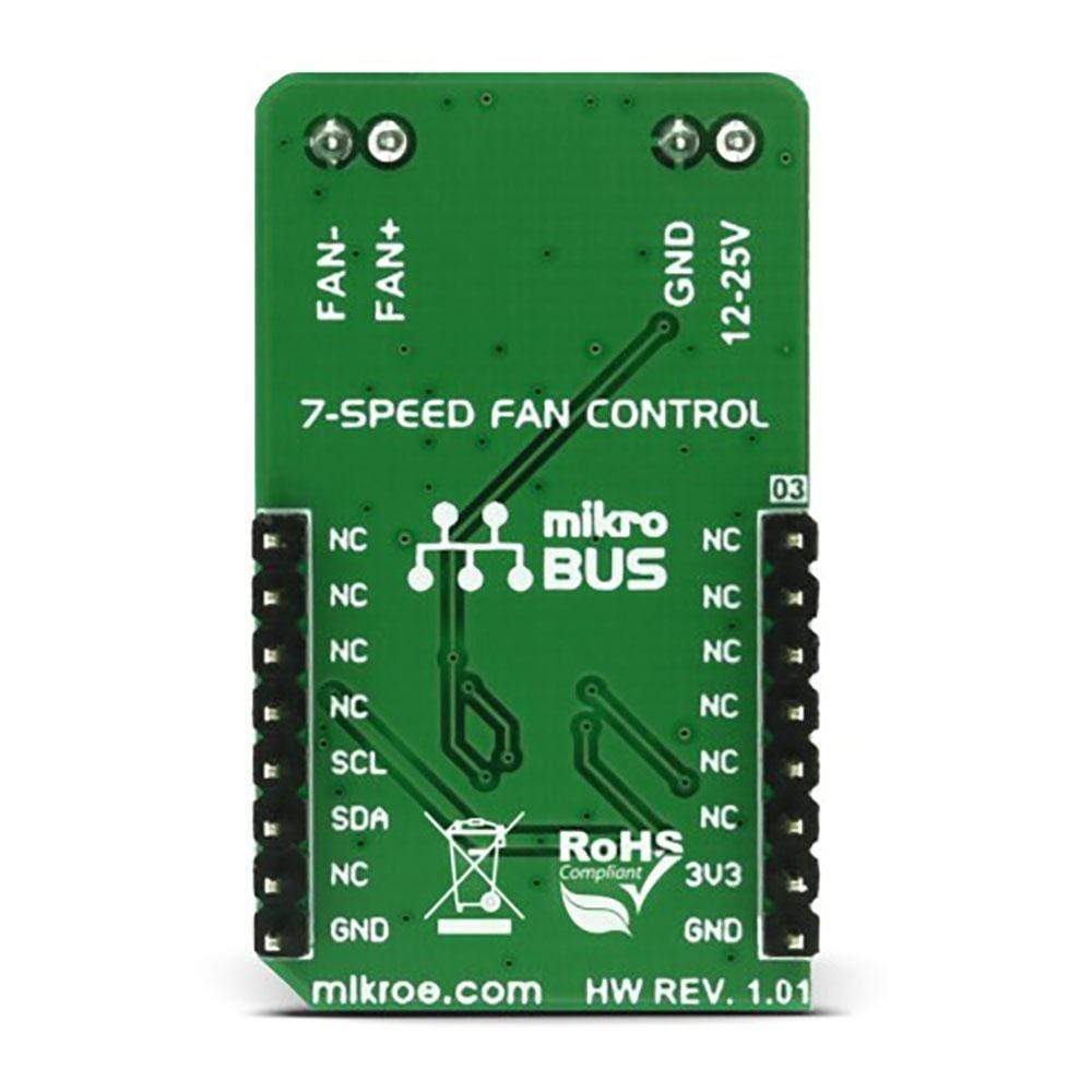 Mikroelektronika d.o.o. MIKROE-2841 Fan 3 Click Board - The Debug Store UK