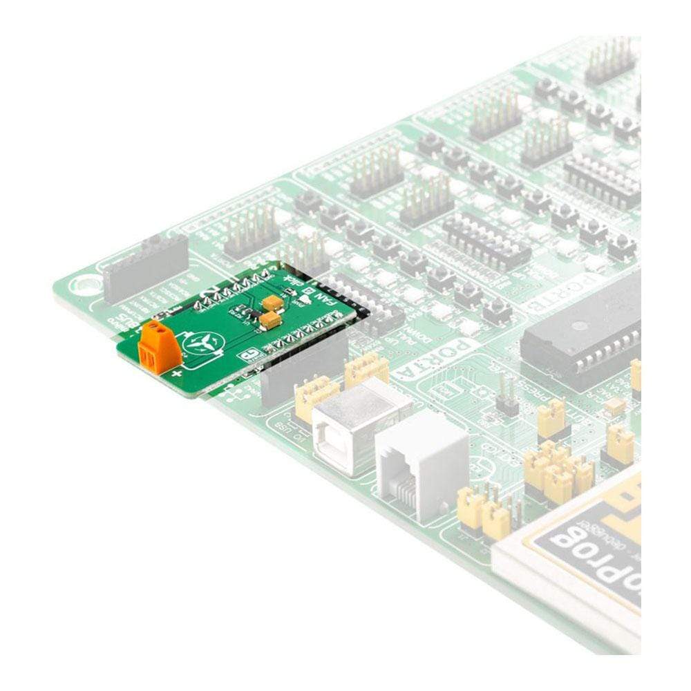 Mikroelektronika d.o.o. MIKROE-3200 Fan 4 Click Board - The Debug Store UK