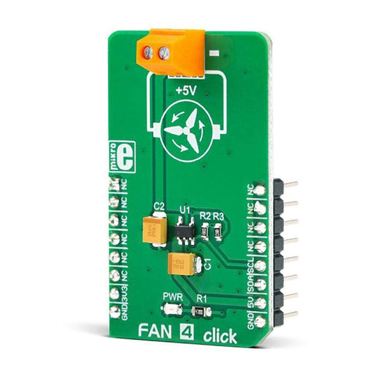 Mikroelektronika d.o.o. MIKROE-3200 Fan 4 Click Board - The Debug Store UK