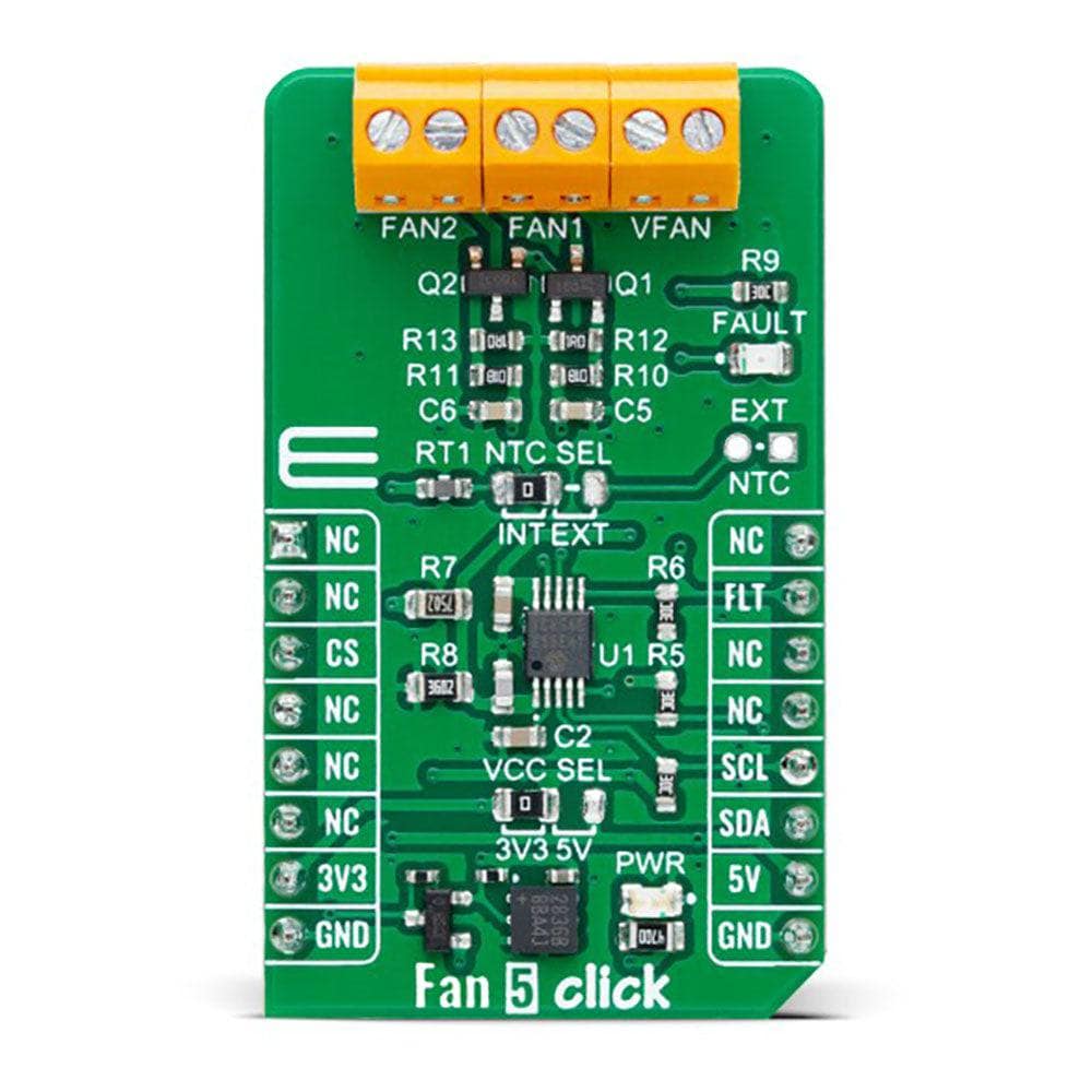 Mikroelektronika d.o.o. MIKROE-5507 Fan 5 Click Board - The Debug Store UK