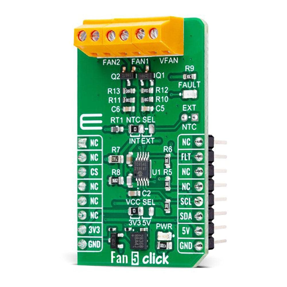 Mikroelektronika d.o.o. MIKROE-5507 Fan 5 Click Board - The Debug Store UK