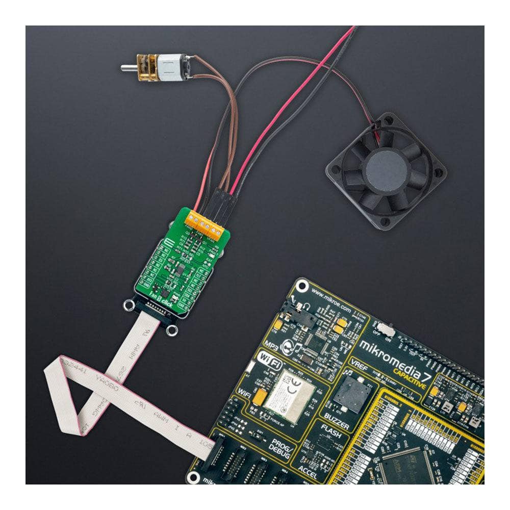 Mikroelektronika d.o.o. MIKROE-5507 Fan 5 Click Board - The Debug Store UK
