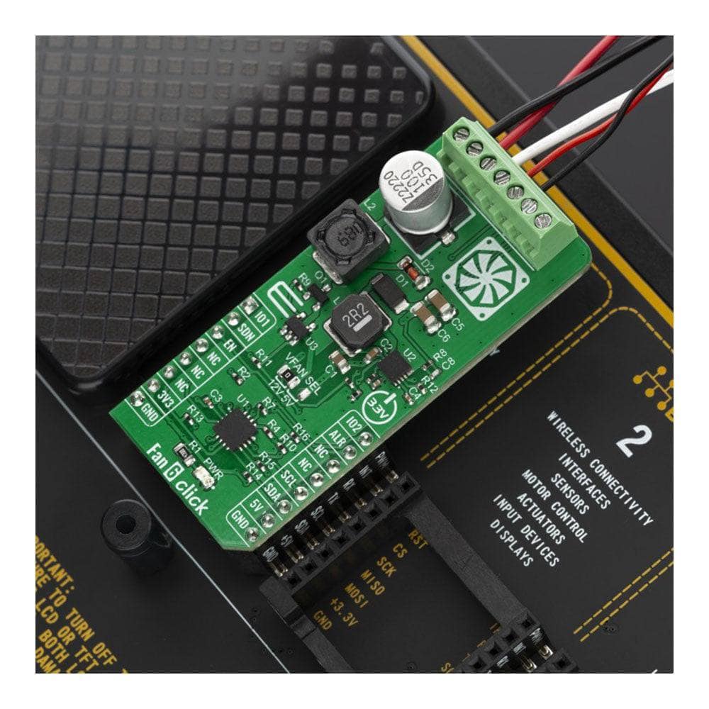 Mikroelektronika d.o.o. MIKROE-3867 Fan 6 Click Board - The Debug Store UK