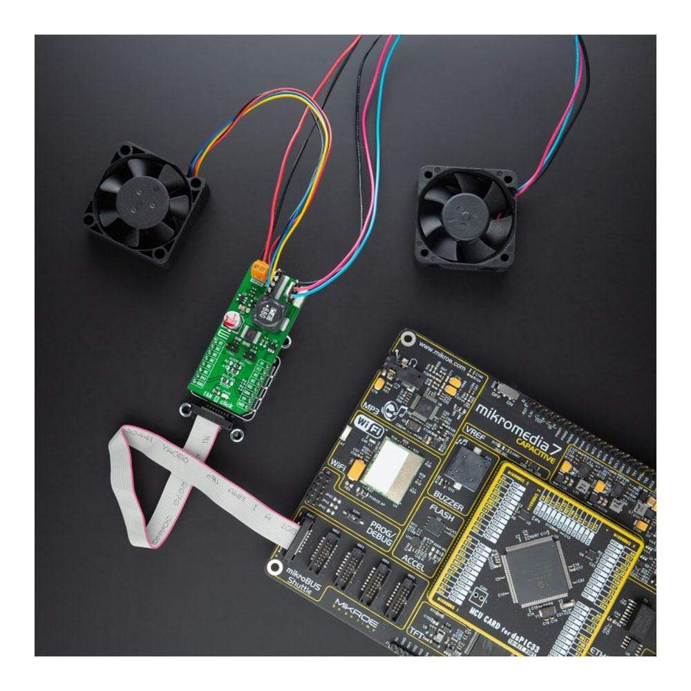 Mikroelektronika d.o.o. MIKROE-4824 Fan 8 Click Board - The Debug Store UK