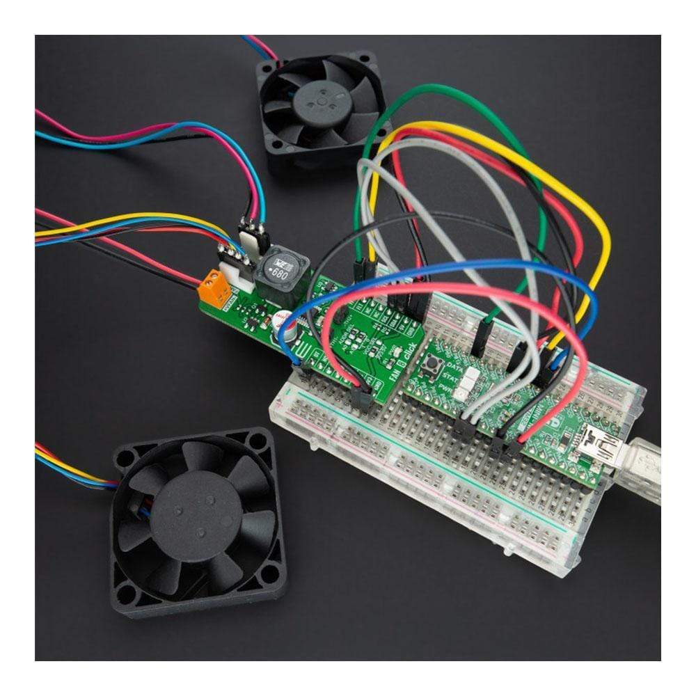 Mikroelektronika d.o.o. MIKROE-4824 Fan 8 Click Board - The Debug Store UK