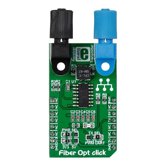 Mikroelektronika d.o.o. MIKROE-1436 Fiber Opt 3.3V Click Board - The Debug Store UK