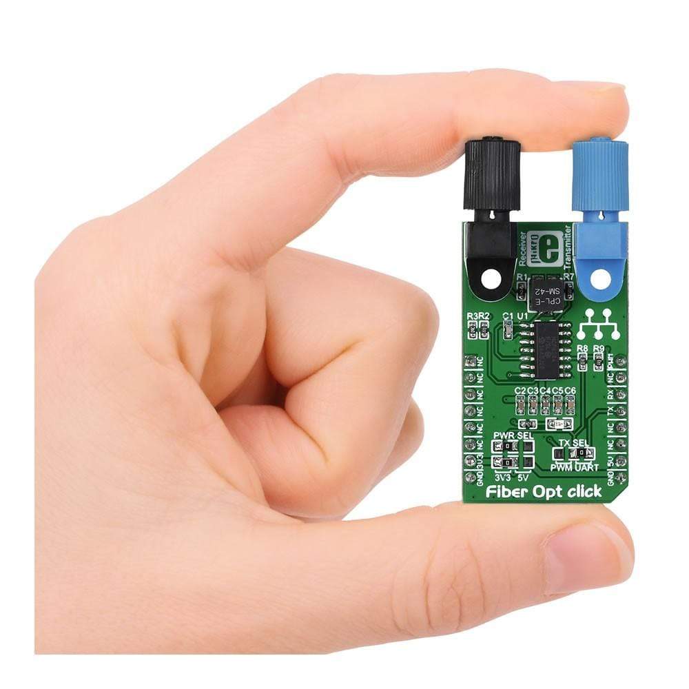 Mikroelektronika d.o.o. MIKROE-1940 Fiber Opt Click Board - The Debug Store UK