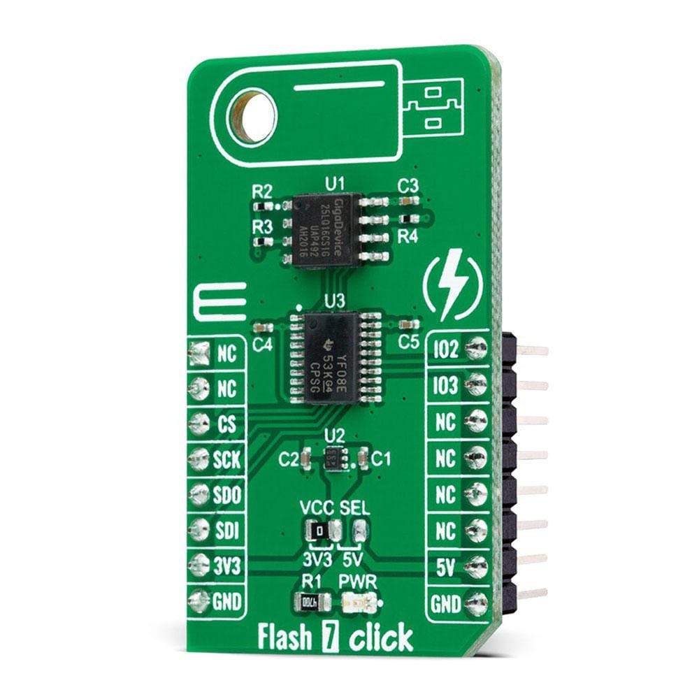 Mikroelektronika d.o.o. MIKROE-4440 Flash 7 Click Board - The Debug Store UK