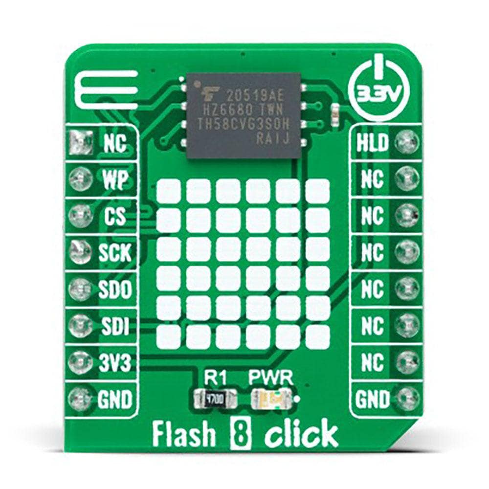 Mikroelektronika d.o.o. MIKROE-5293 Flash 8 Click Board - The Debug Store UK