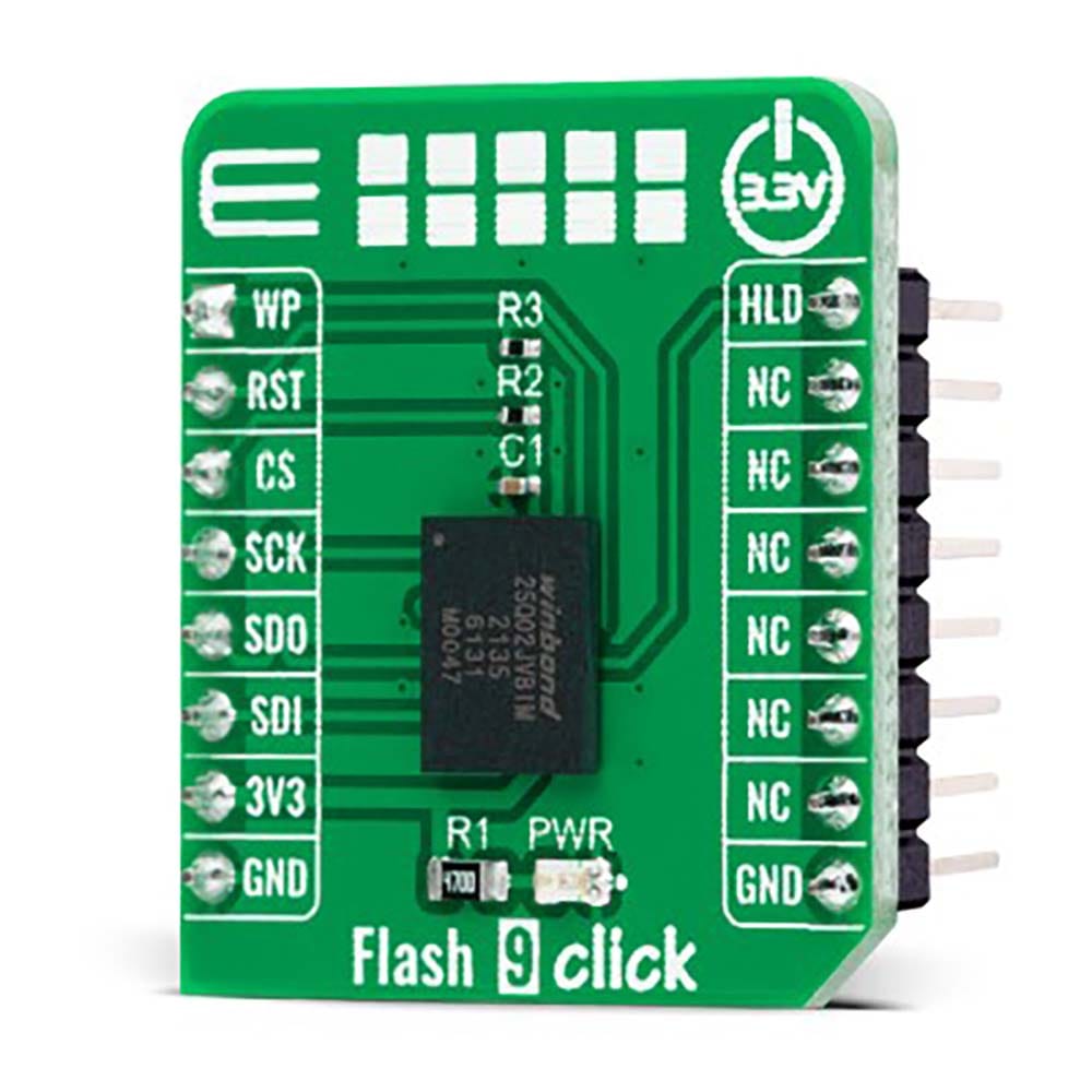 Mikroelektronika d.o.o. MIKROE-4987 Flash 9 Click Board - The Debug Store UK