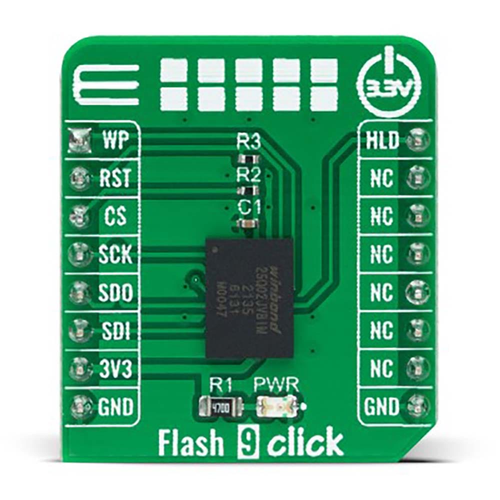 Mikroelektronika d.o.o. MIKROE-4987 Flash 9 Click Board - The Debug Store UK