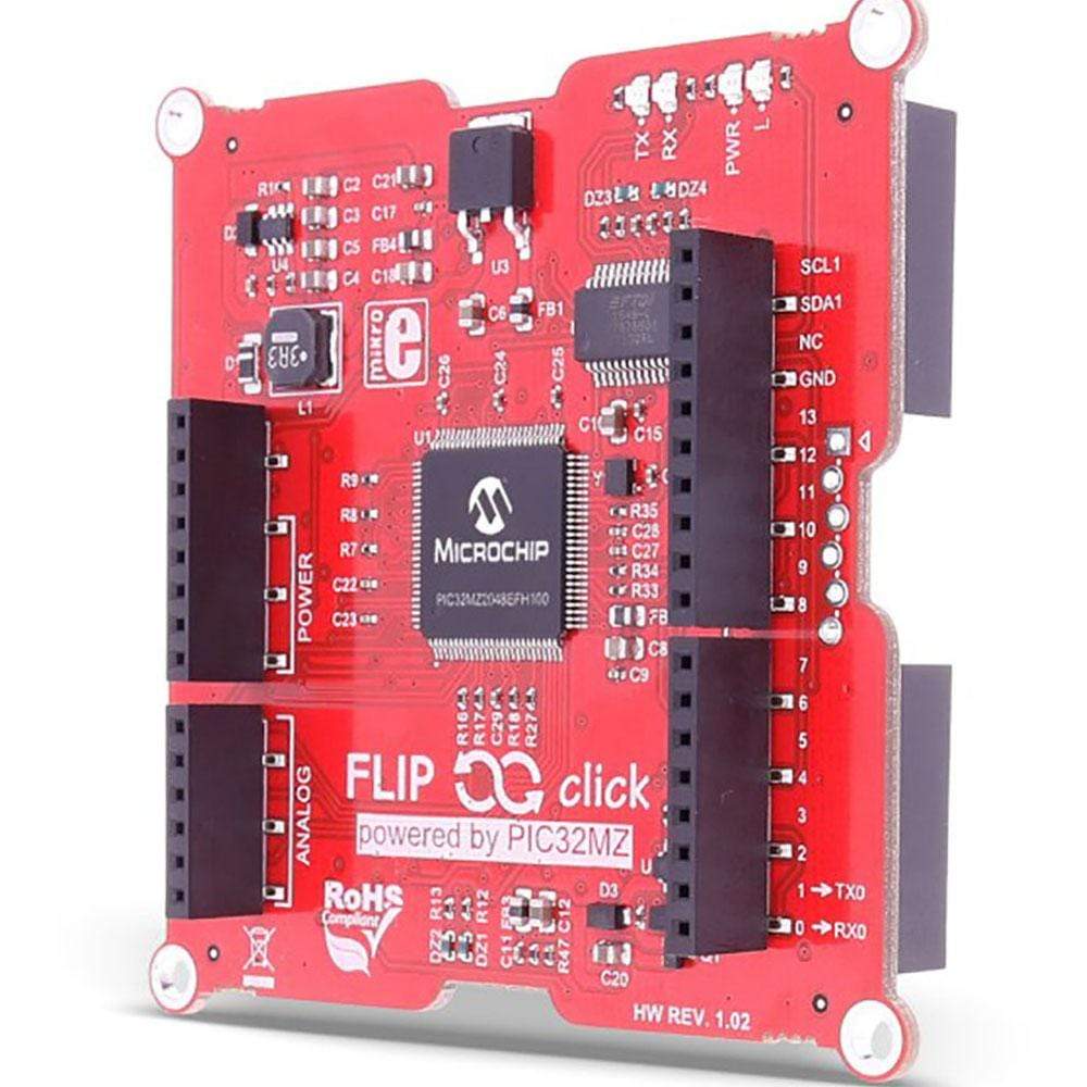 Mikroelektronika d.o.o. MIKROE-2707 Flip&Click Board PIC32MZ (ChipKIT) - The Debug Store UK