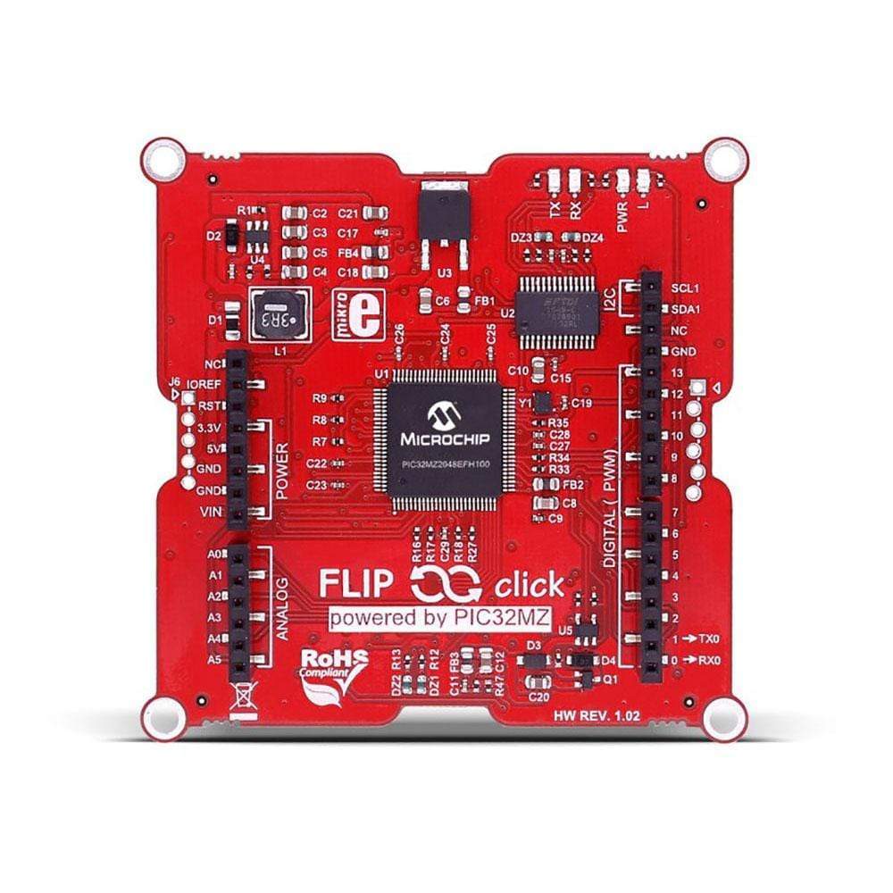 Mikroelektronika d.o.o. MIKROE-2707 Flip&Click Board PIC32MZ (ChipKIT) - The Debug Store UK