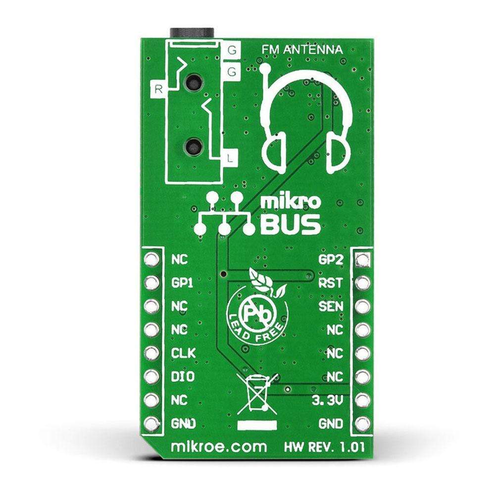 Mikroelektronika d.o.o. MIKROE-1431 FM Click Board - The Debug Store UK