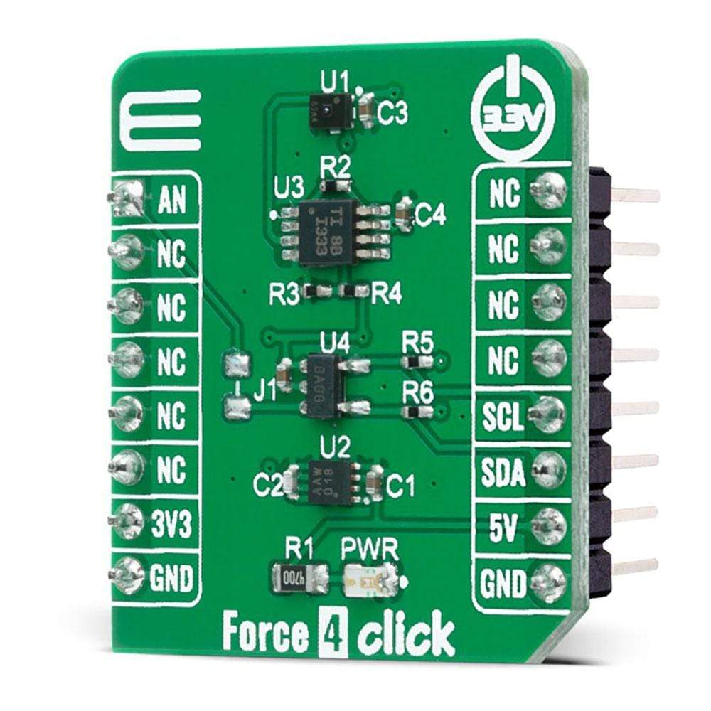 Mikroelektronika d.o.o. MIKROE-4193 Force 4 Click Board - The Debug Store UK