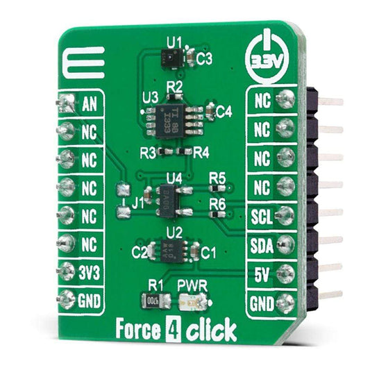 Mikroelektronika d.o.o. MIKROE-4193 Force 4 Click Board - The Debug Store UK