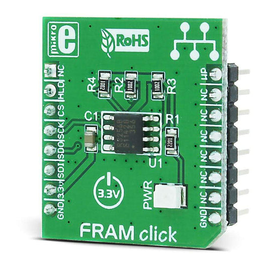 Mikroelektronika d.o.o. MIKROE-1486 FRAM Click Board - The Debug Store UK