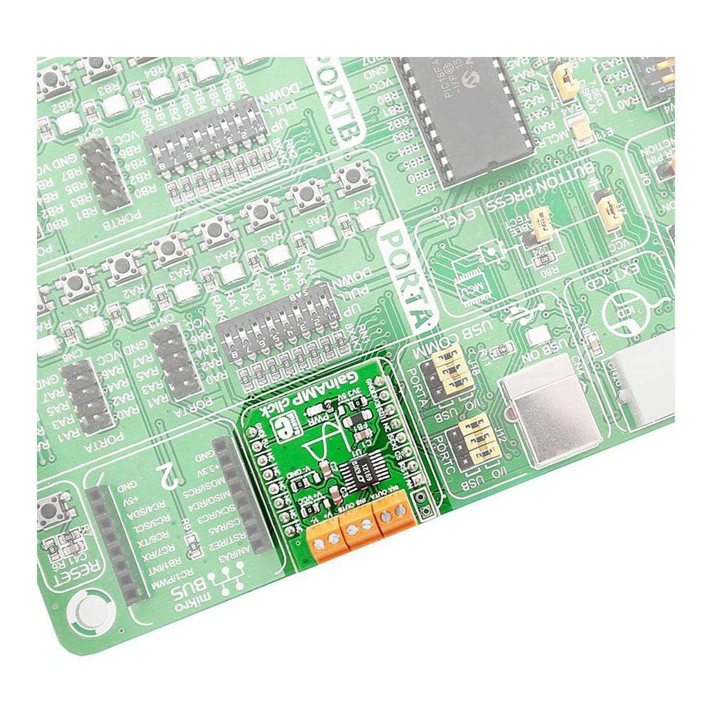 Mikroelektronika d.o.o. MIKROE-2555 GainAMP Click Board - The Debug Store UK