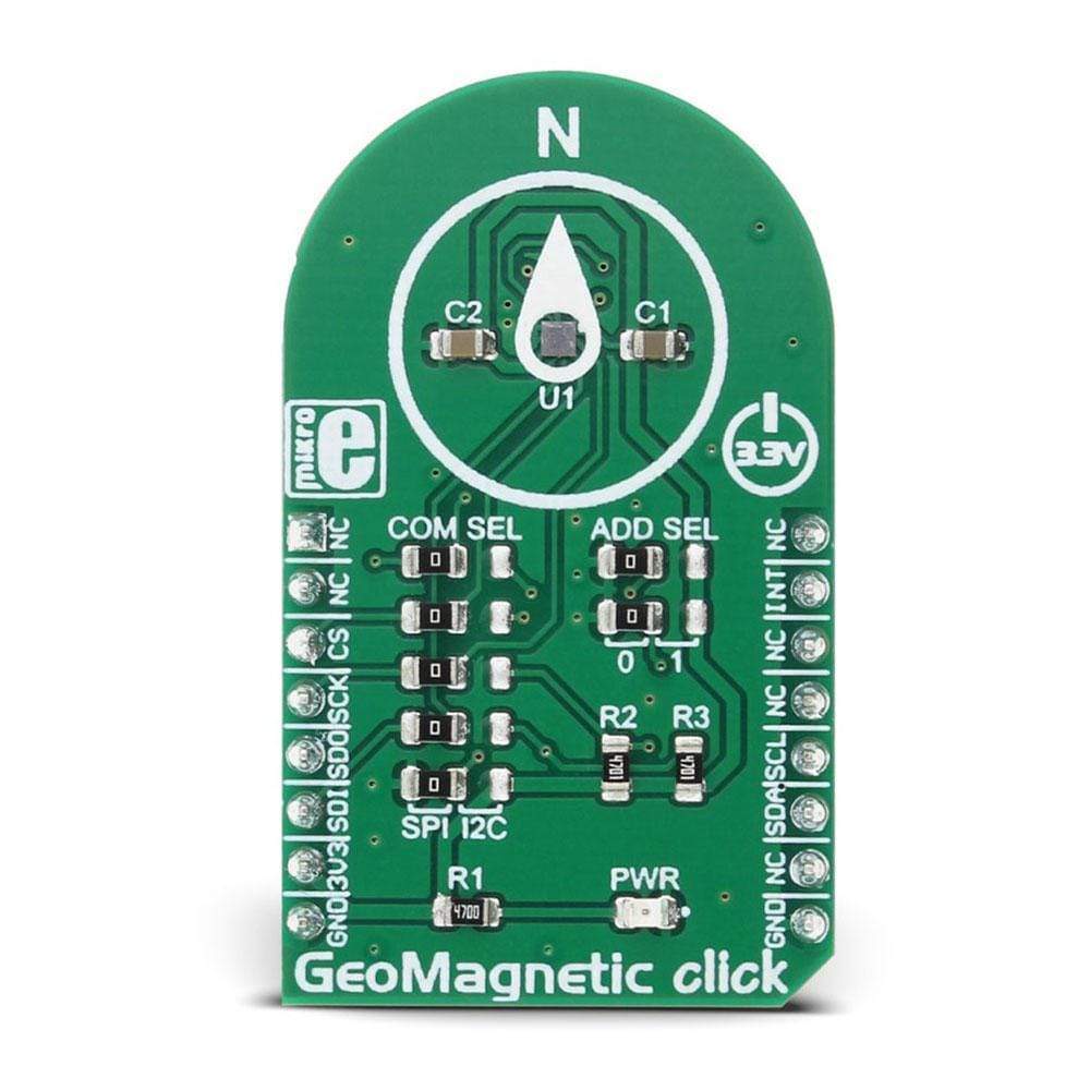 Mikroelektronika d.o.o. MIKROE-2935 GeoMagnetic Click Board - The Debug Store UK