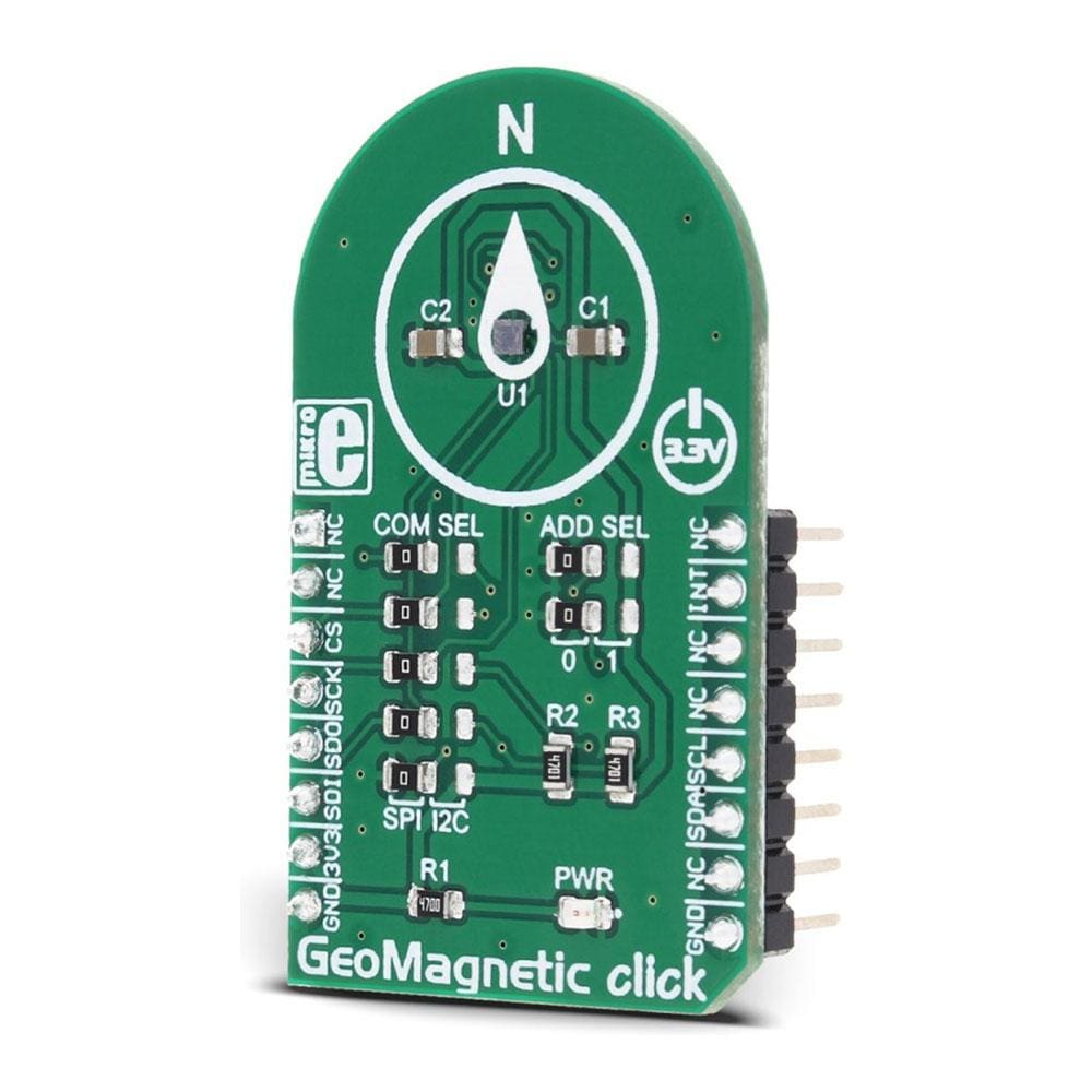 Mikroelektronika d.o.o. MIKROE-2935 GeoMagnetic Click Board - The Debug Store UK