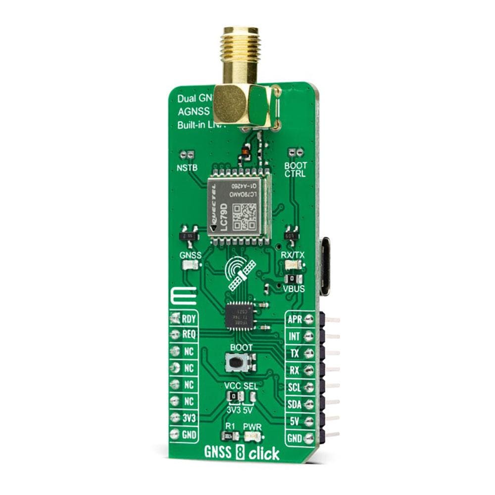 Mikroelektronika d.o.o. MIKROE-4673 GNSS 8 Click Board - The Debug Store UK