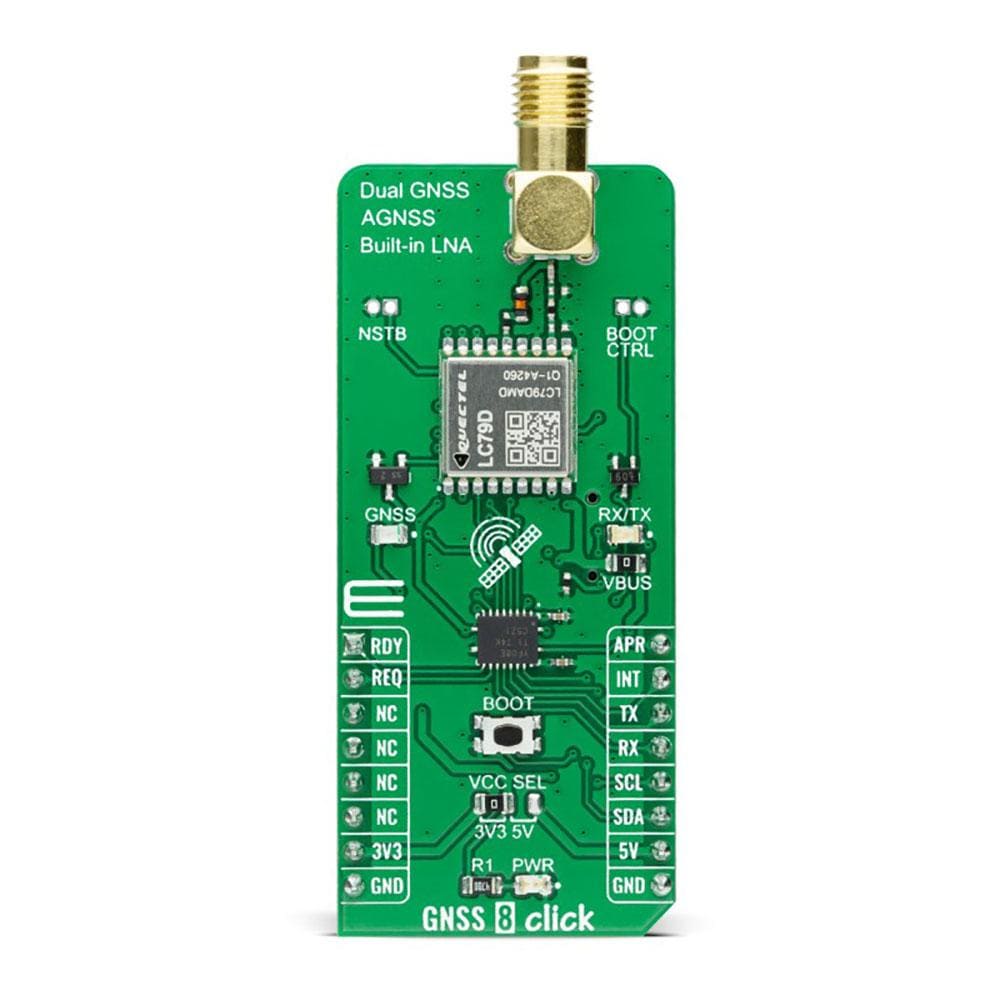 Mikroelektronika d.o.o. MIKROE-4673 GNSS 8 Click Board - The Debug Store UK