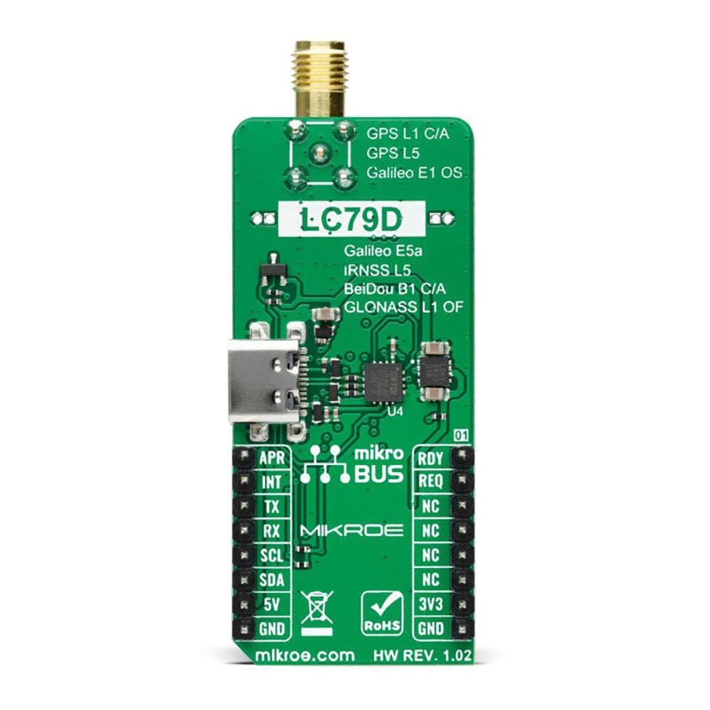 Mikroelektronika d.o.o. MIKROE-4673 GNSS 8 Click Board - The Debug Store UK