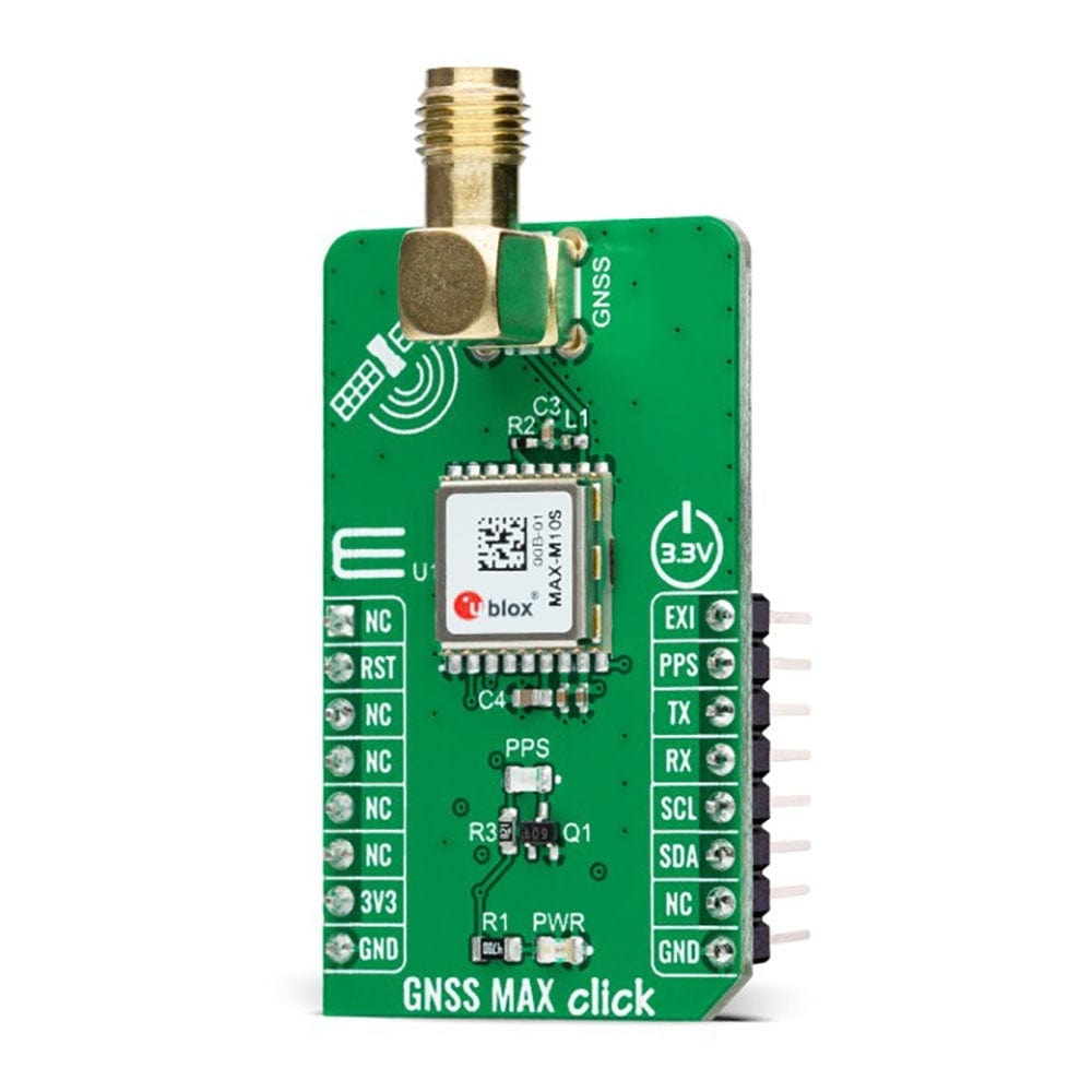 Mikroelektronika d.o.o. MIKROE-4643 GNSS MAX Click Board - The Debug Store UK