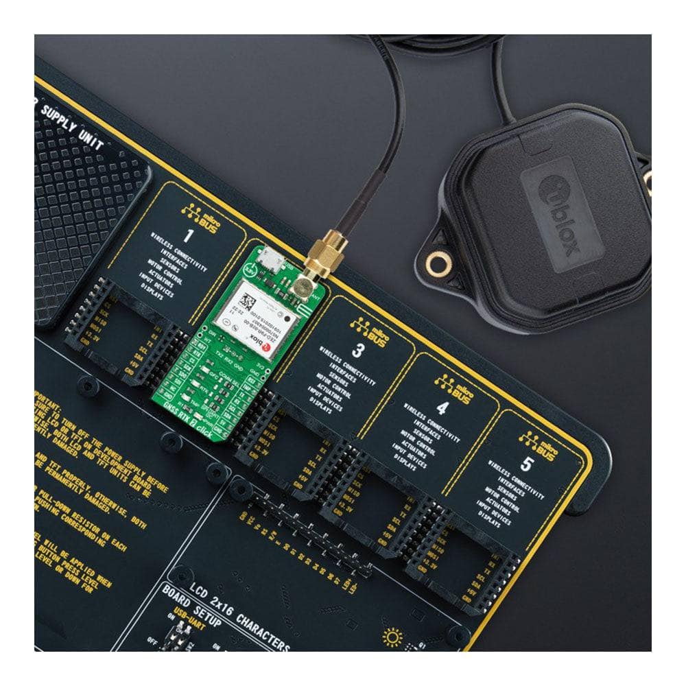 Mikroelektronika d.o.o. MIKROE-5430 GNSS RTK 2 Click Board - The Debug Store UK