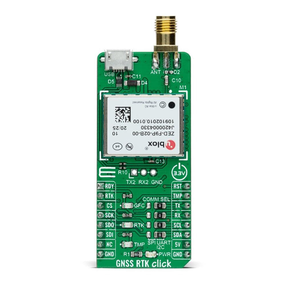 Mikroelektronika d.o.o. MIKROE-4456 GNSS RTK Click Board - The Debug Store UK