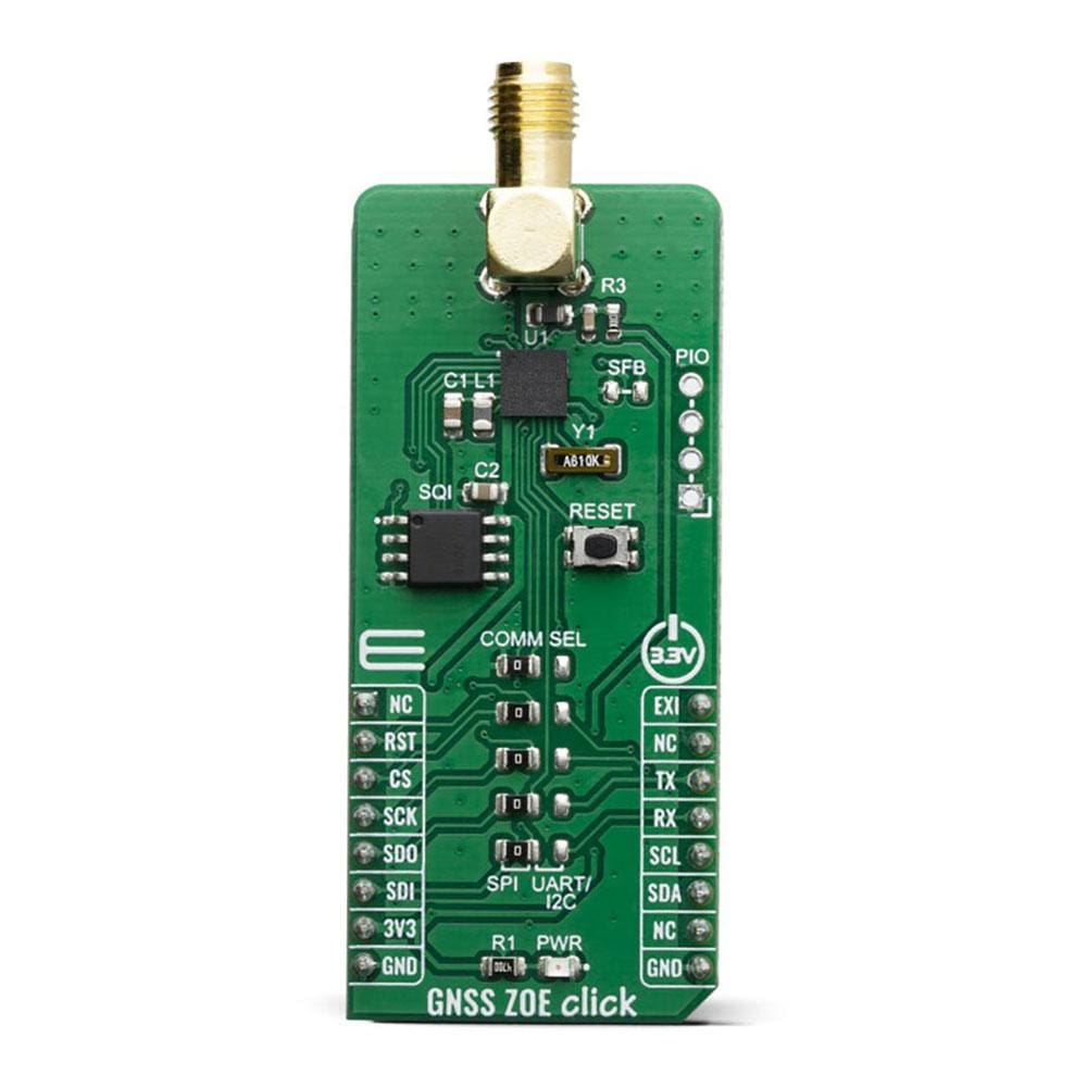 Mikroelektronika d.o.o. MIKROE-3660 GNSS ZOE Click Board - The Debug Store UK