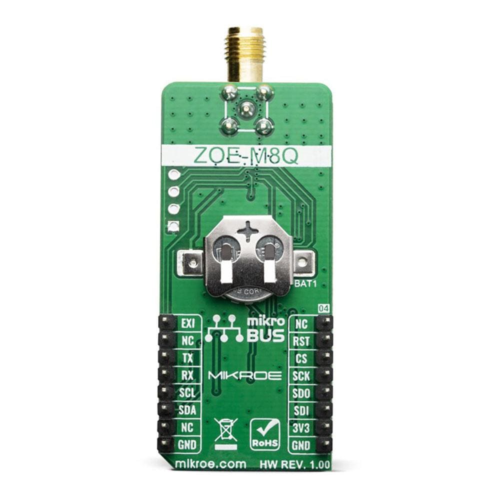 Mikroelektronika d.o.o. MIKROE-3660 GNSS ZOE Click Board - The Debug Store UK